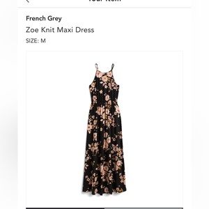 StitchFix French Grey Zoe Knit Maxi Dress